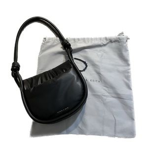 Charles and Keith Black Shoulder Purse